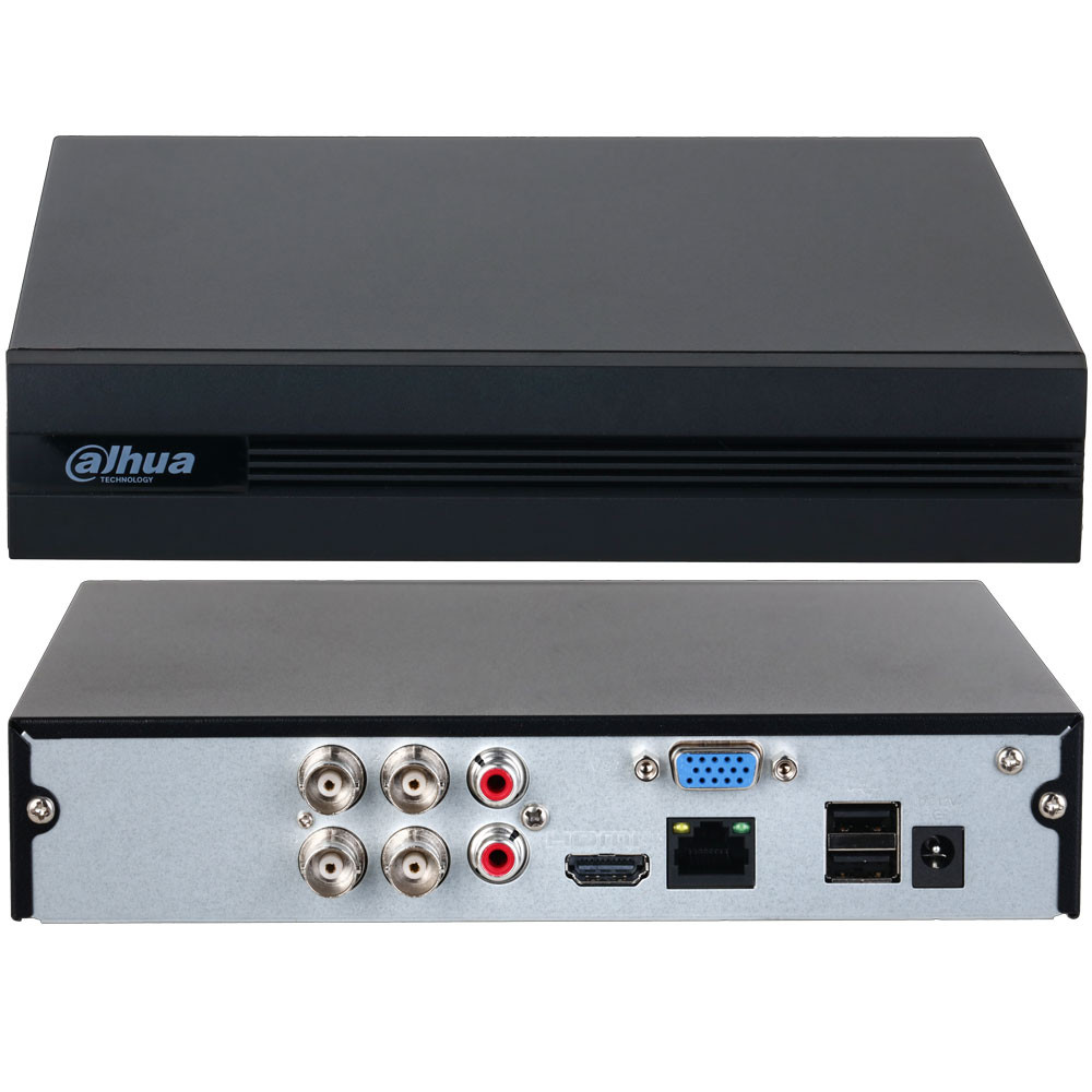 DH-XVR1B04-I. 1080N/720P Tiempo real, H.264 Compresion de Video. 1 HDMI/1 VGA, 4ch Video Entrada